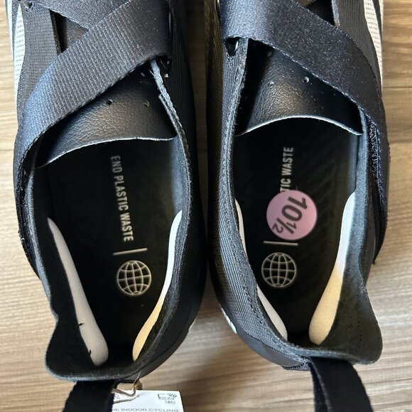 Adidas The Indoor Cycling Shoes Size Men’s 10.5 - Womens 11.5 Black White GX6544 - Picture 12 of 16